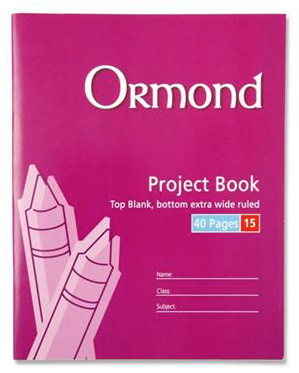 Ormond 40pg No.15 Project Book
